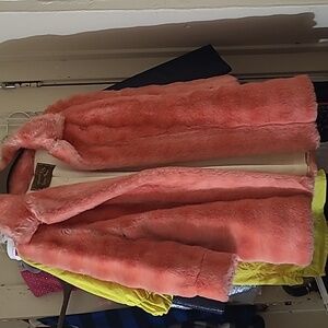 Reiss Faux Fur Jacket